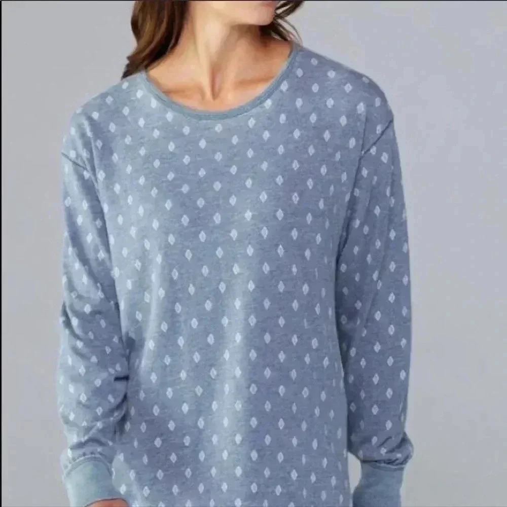 We The Free NWT Arielle Tee Indigo Combo Sz XS - Picture 1 of 4